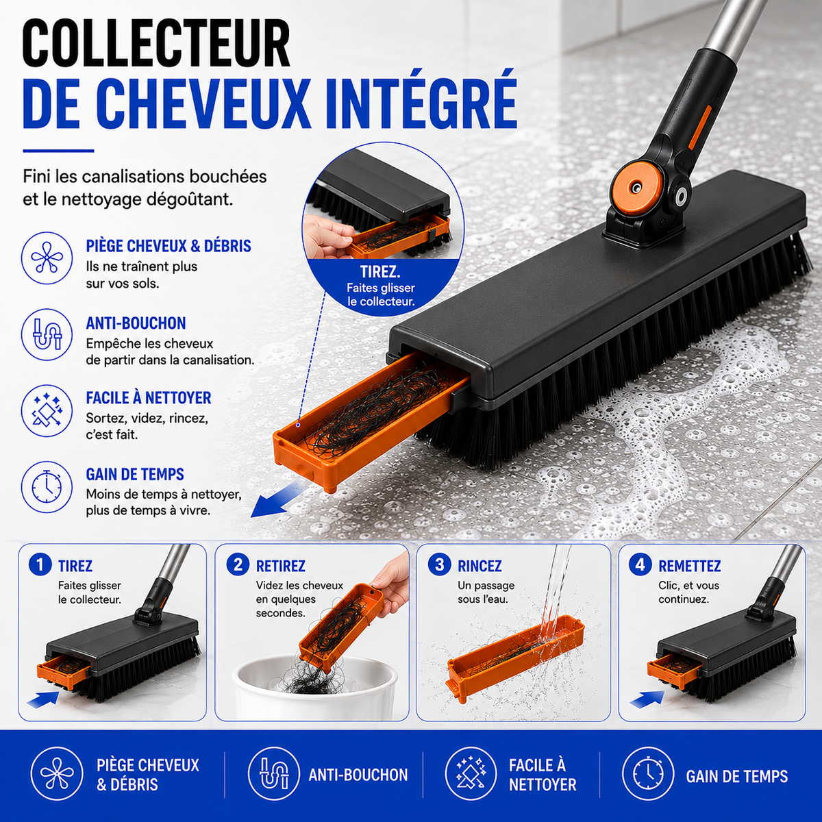 Le VERTIKA | Un manche. Trois outils. Zéro douleur.