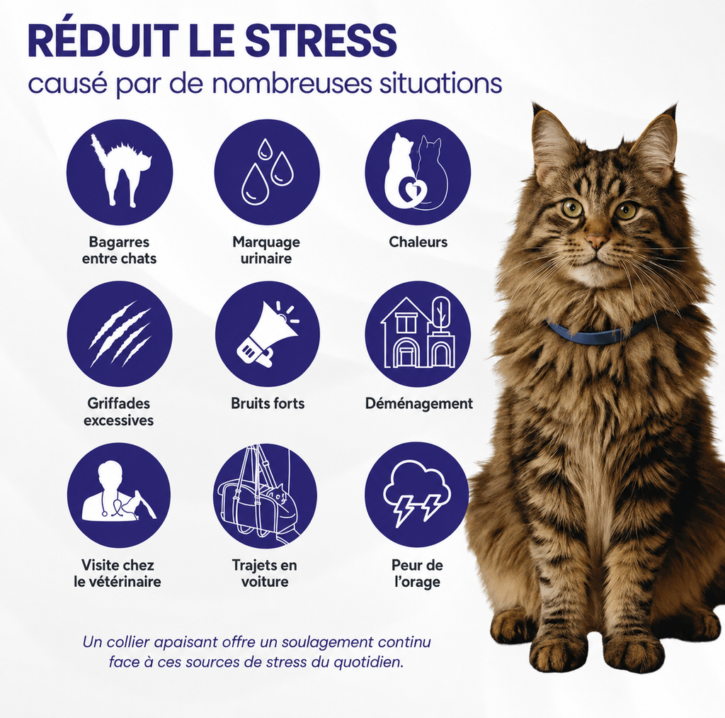 GriffesCalines Collier Calmant Pour Chat