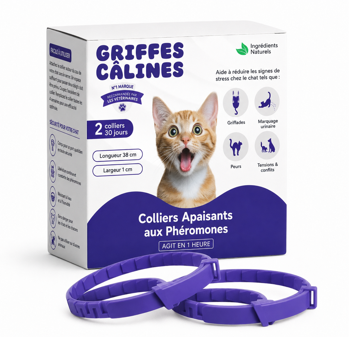 GriffesCalines Collier Calmant Pour Chat